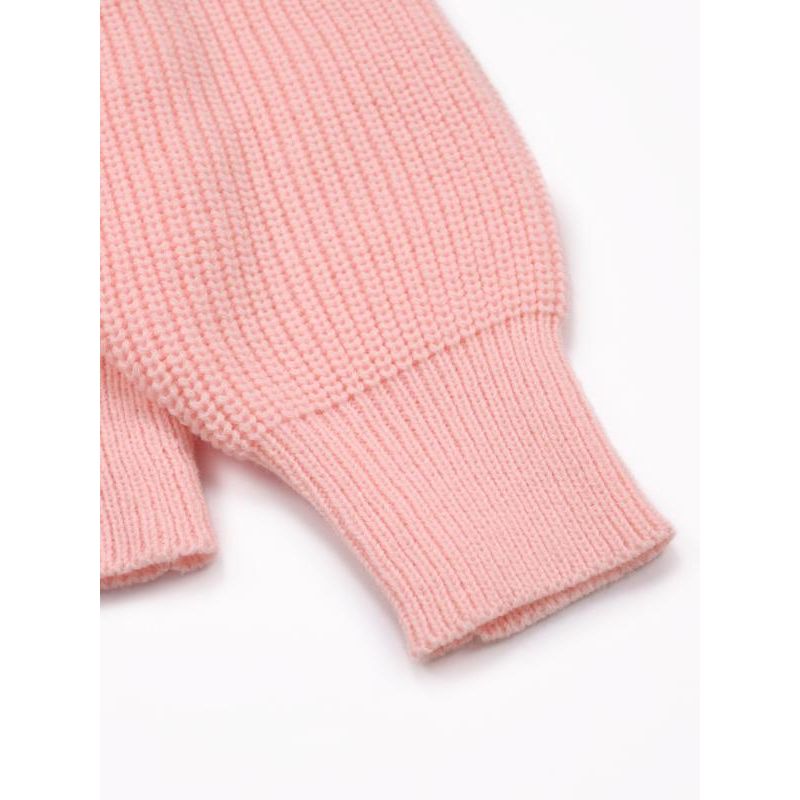 Women'S Plain Hooded Zipper Knit Sweater, Casual Long Sleeve Pullover for Fall & Winter, Comfortable Ladies Fashion Top