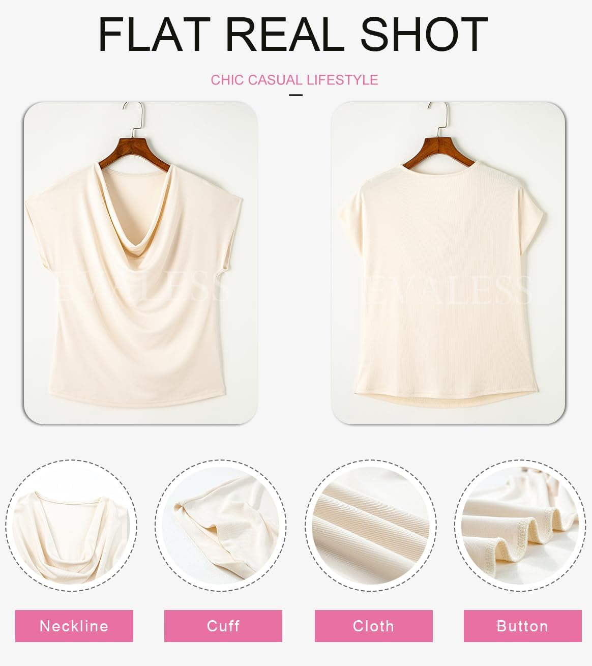Shirts for Women Fashion 2025 Cowl Neck Tops for Women Dressy Casual Short Sleeve Clothes Summer Outfits