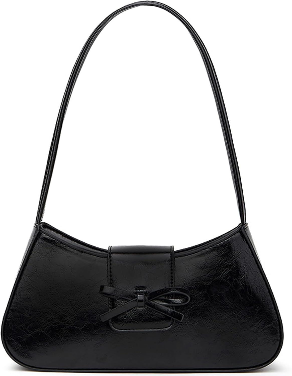Shoulder Bags for Women Coquette Bow Purse Y2K Bag Small Cute Purses Mini Hobo Handbag Faux Leather Shoulder Purse