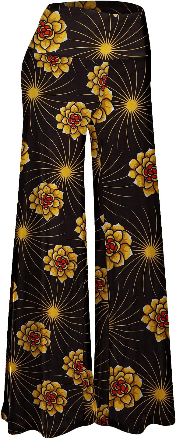 Women'S Stretchy Wide Leg Palazzo Lounge Pants Casual Comfy High Waist Palazzo Pants