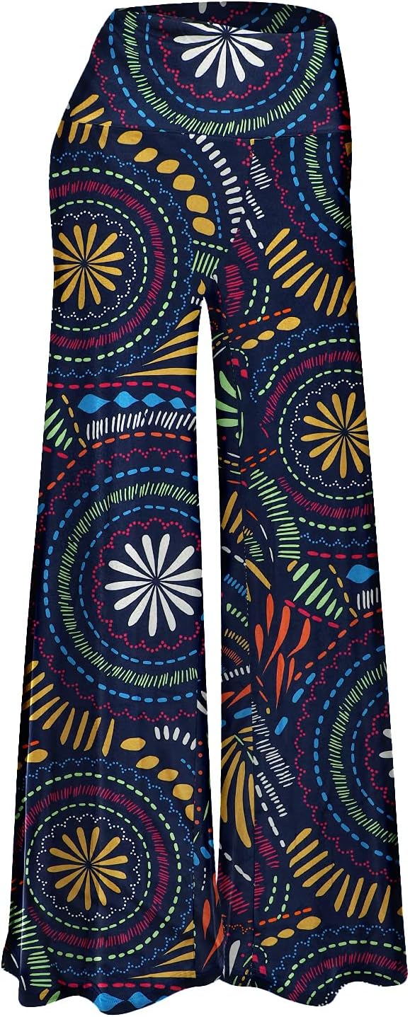Women'S Stretchy Wide Leg Palazzo Lounge Pants Casual Comfy High Waist Palazzo Pants