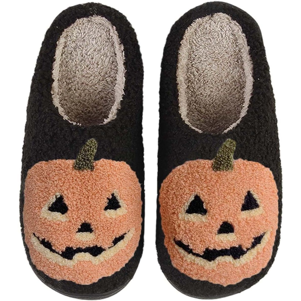 Womens Mens Slippers Retro Memory Foam Cute Cartoon Plush Fluffy Warm Fur Lined Slippers Indoor House Home Winter Shoes