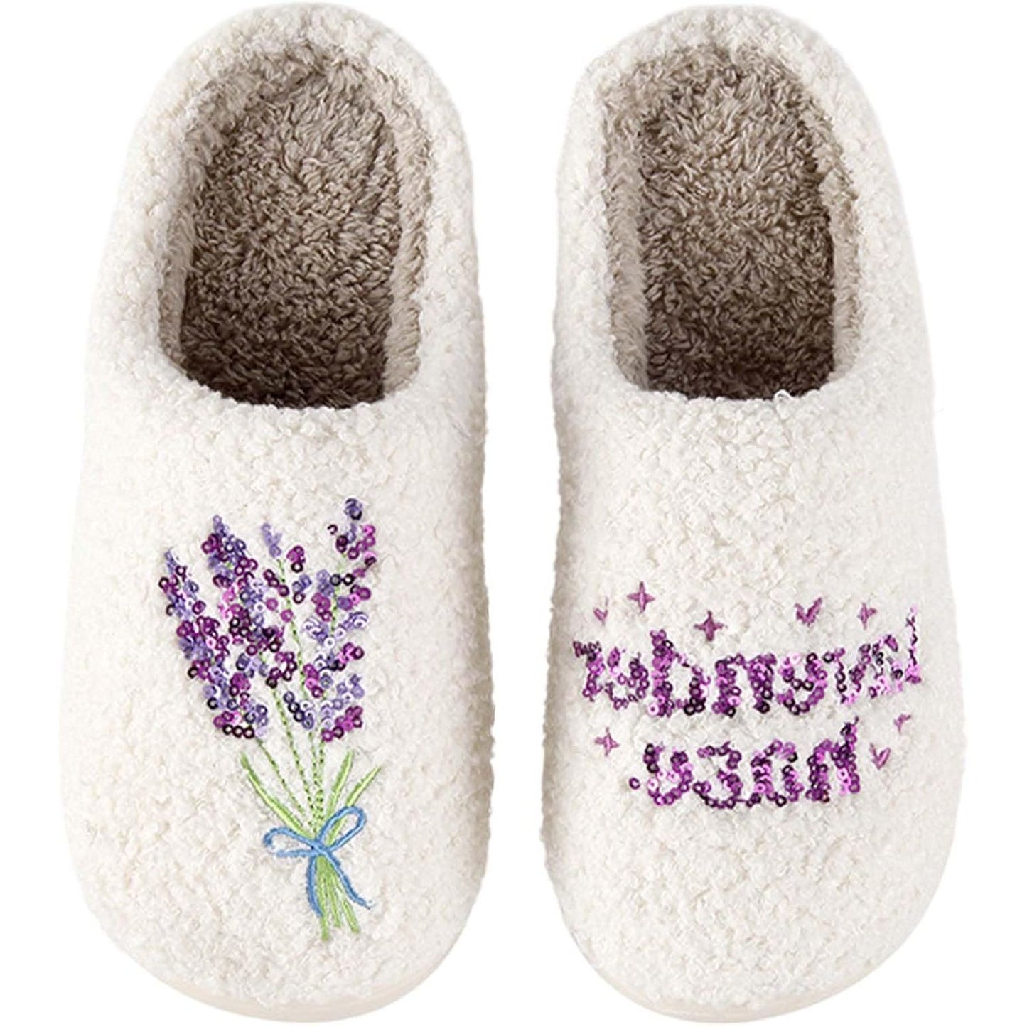 Womens Mens Slippers Retro Memory Foam Cute Cartoon Plush Fluffy Warm Fur Lined Slippers Indoor House Home Winter Shoes