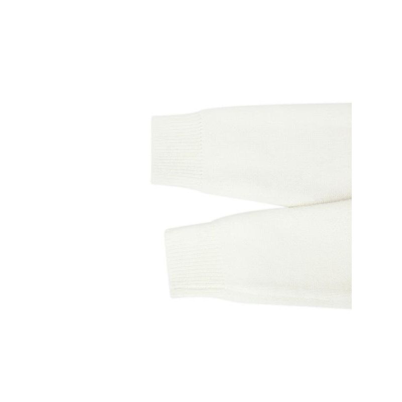 Women'S Figure Print round Neck Sweater, Casual Cozy Fitted Long Sleeve Jumper, Ladies Fall & Winter Knitwear for Everyday Daily Wear, Longsleeves Tops, Trending Clothing Women, Womenswear, Crewneck Knitted Tops, White