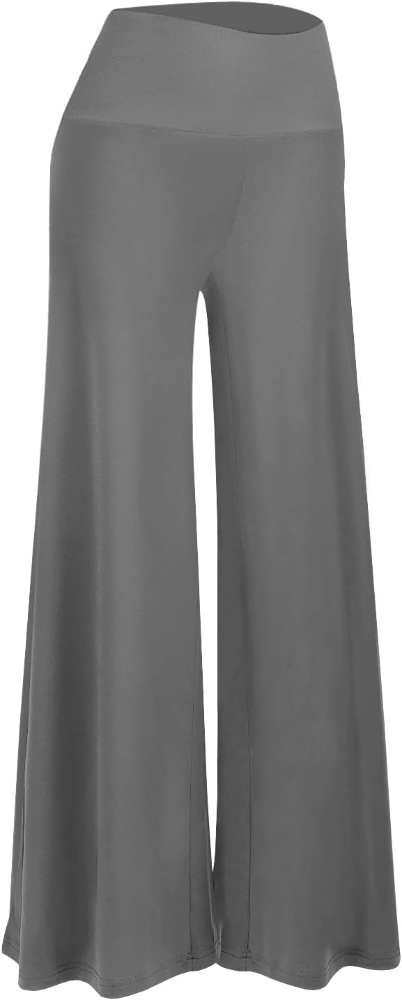 Women'S Stretchy Wide Leg Palazzo Lounge Pants Casual Comfy High Waist Palazzo Pants