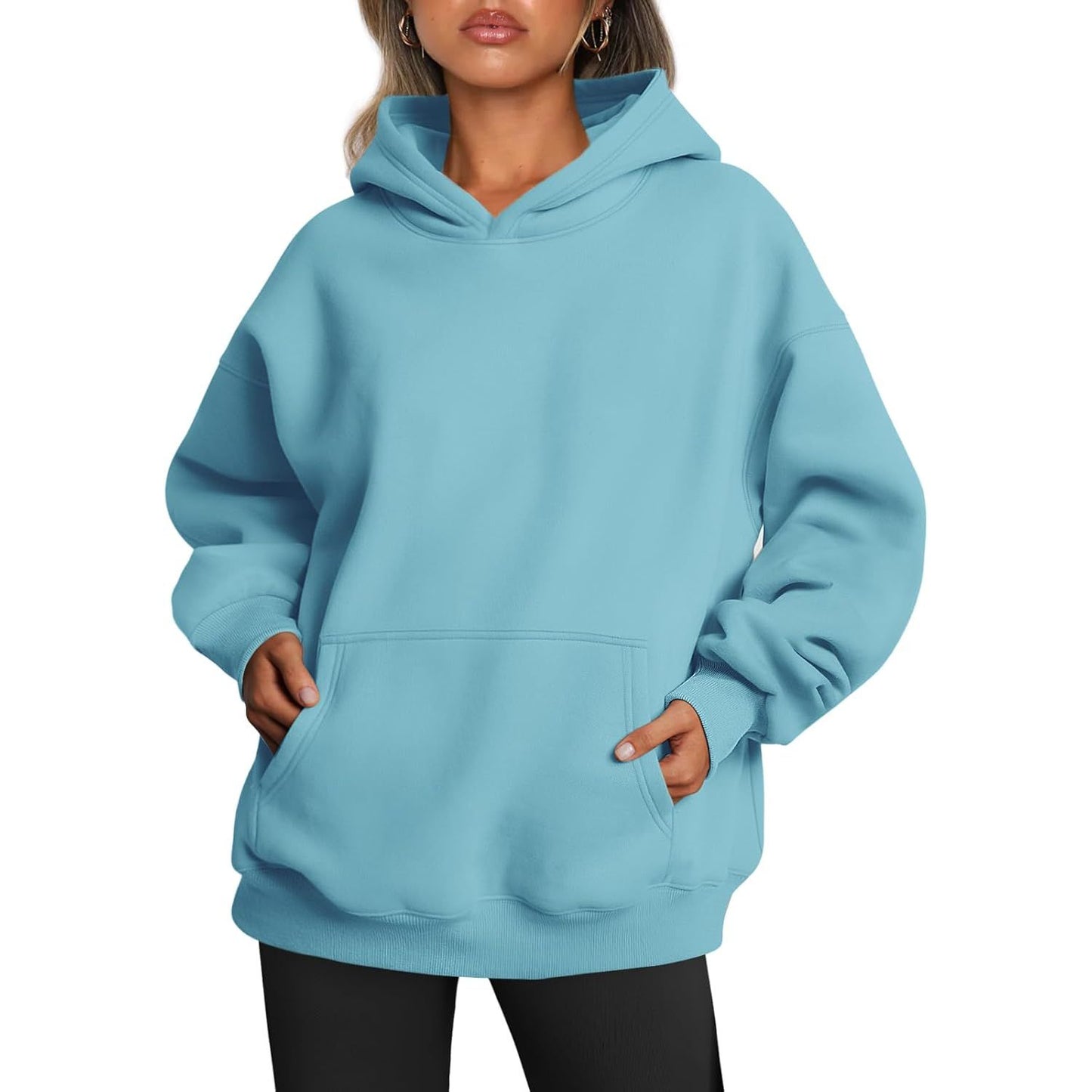 Womens Oversized Hoodies Fleece Sweatshirts Fall Fashion 2025 Pullover Sweaters Winter Clothes