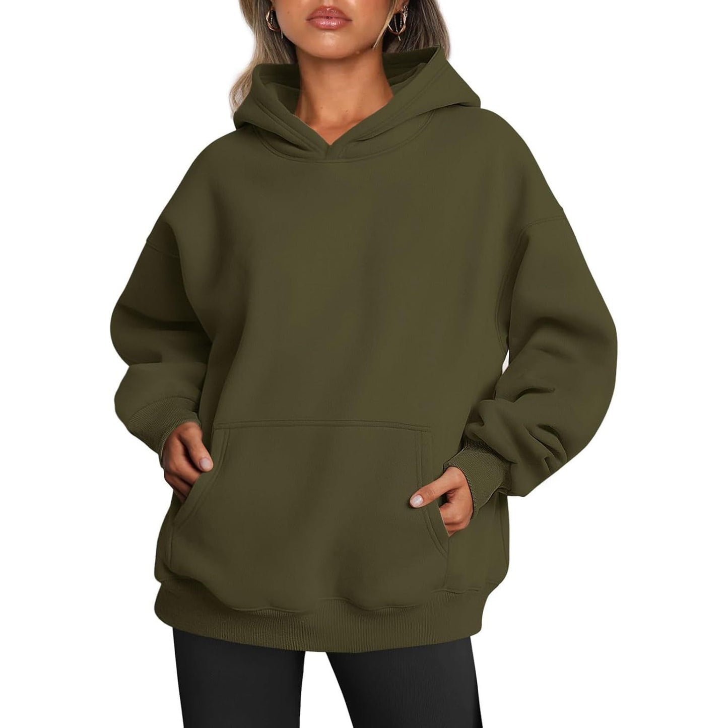 Womens Oversized Hoodies Fleece Sweatshirts Fall Fashion 2025 Pullover Sweaters Winter Clothes