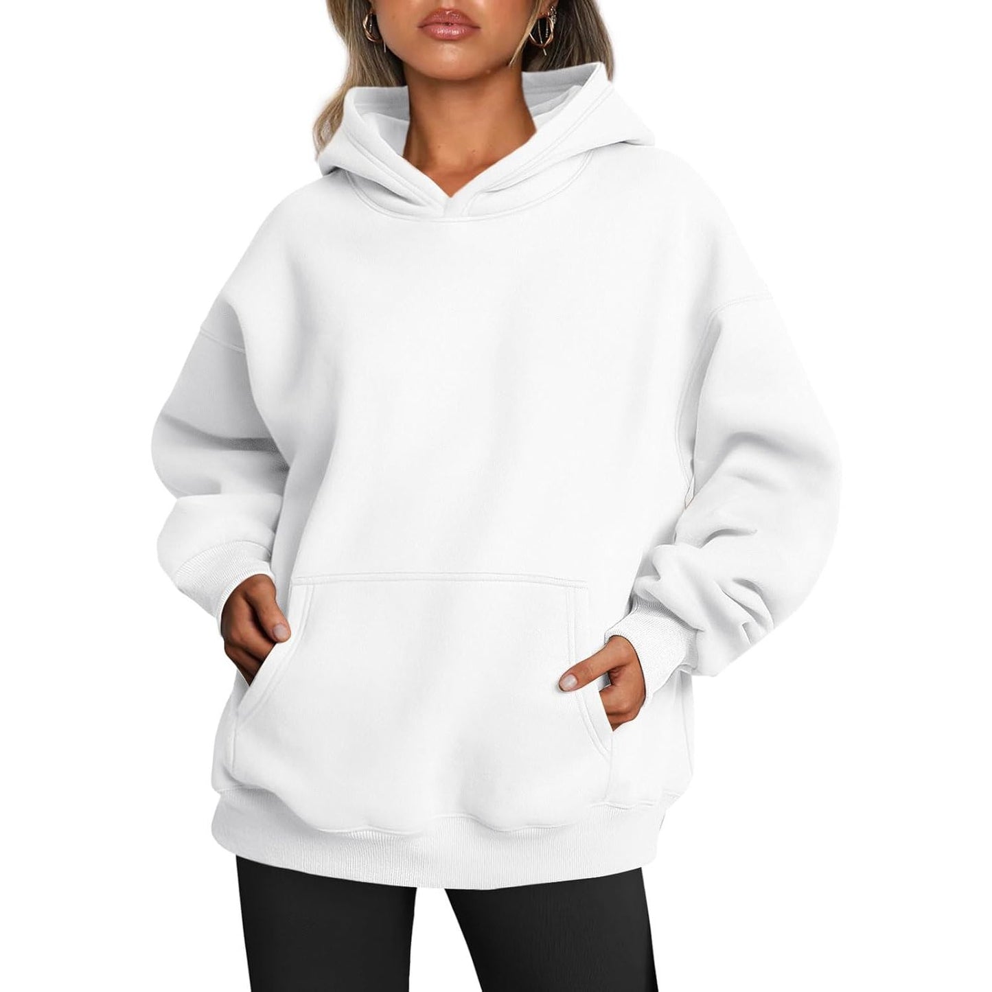 Womens Oversized Hoodies Fleece Sweatshirts Fall Fashion 2025 Pullover Sweaters Winter Clothes