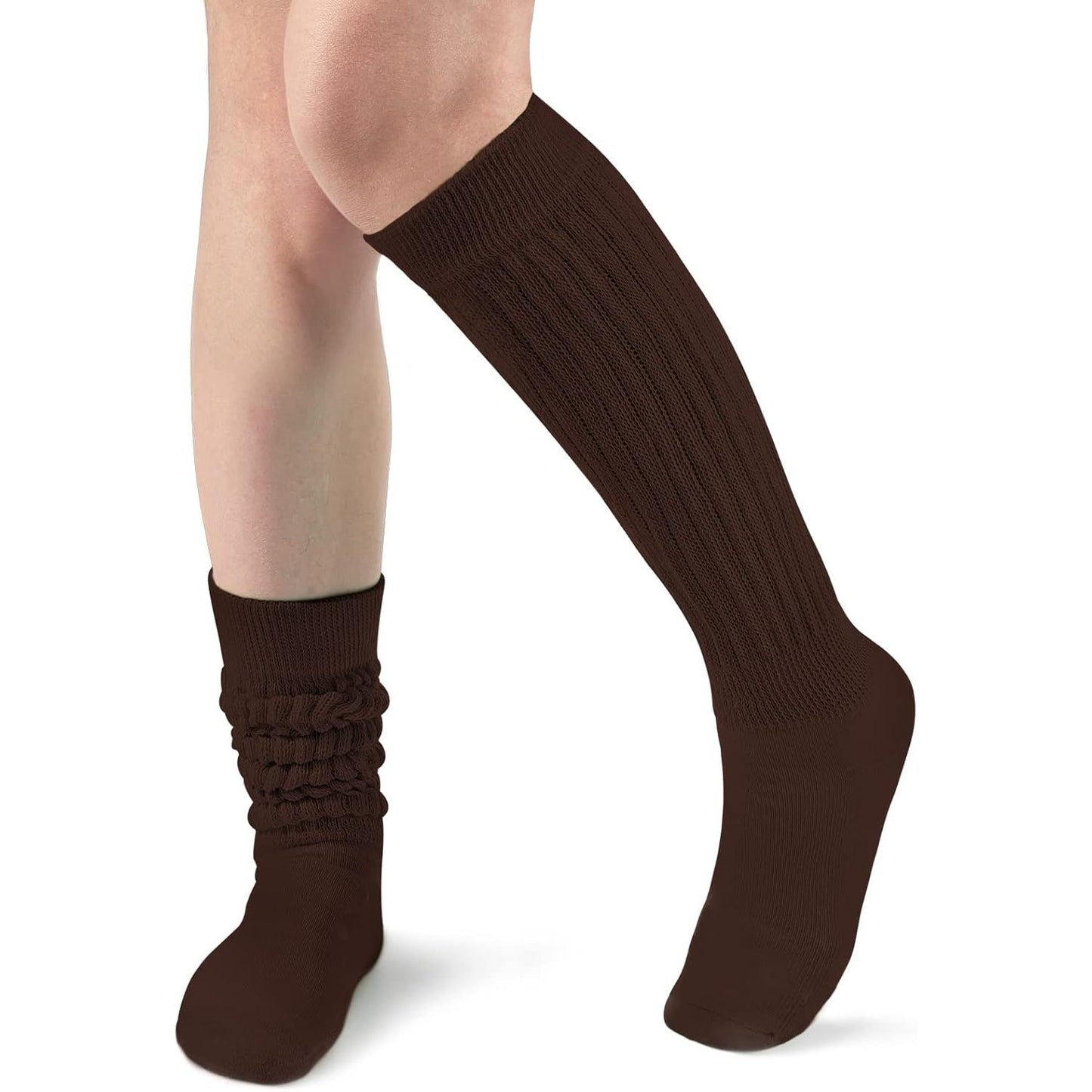 Slouch Socks Women Knit Knee High Boot Long Tube Scrunch Sock for Woman