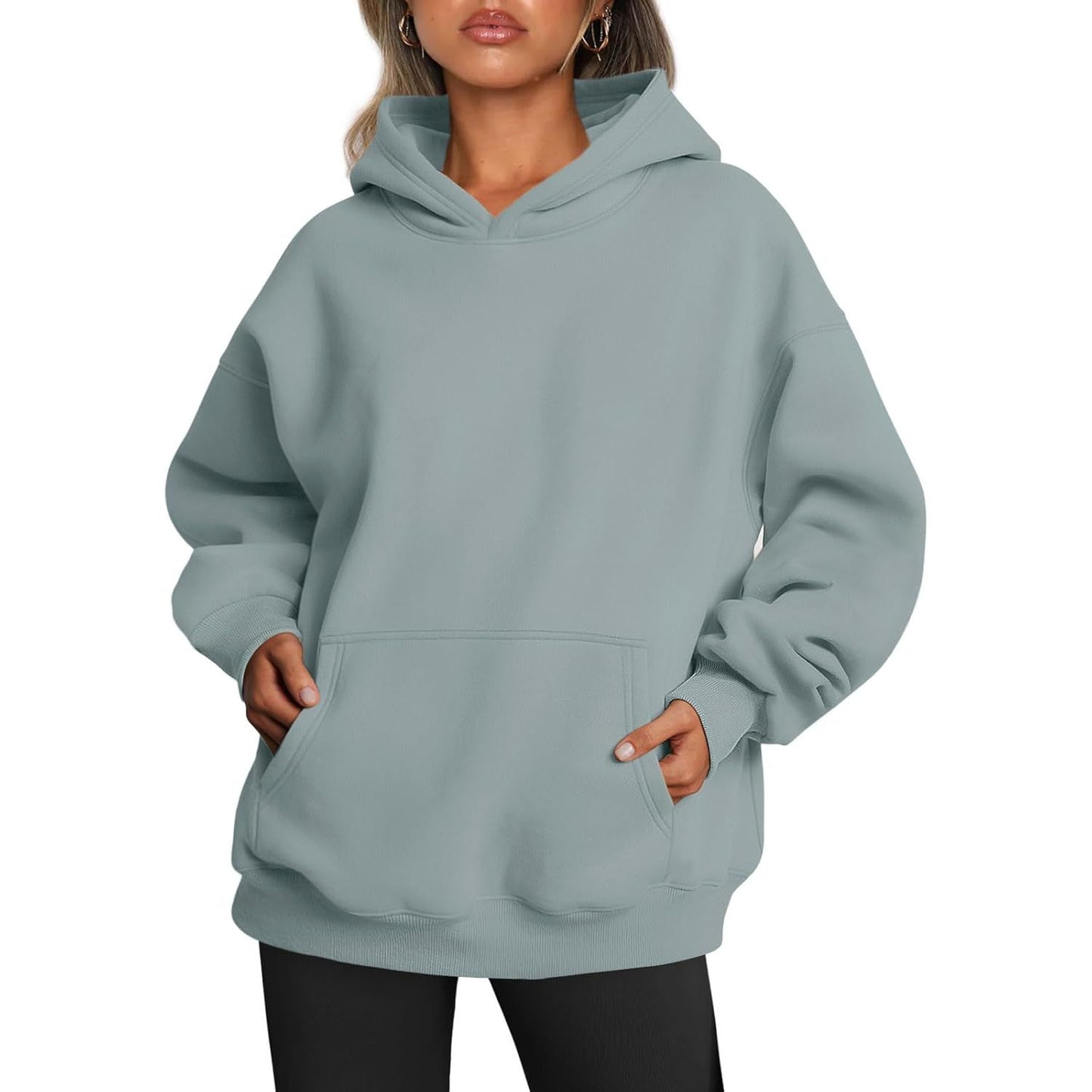 Womens Oversized Hoodies Fleece Sweatshirts Fall Fashion 2025 Pullover Sweaters Winter Clothes