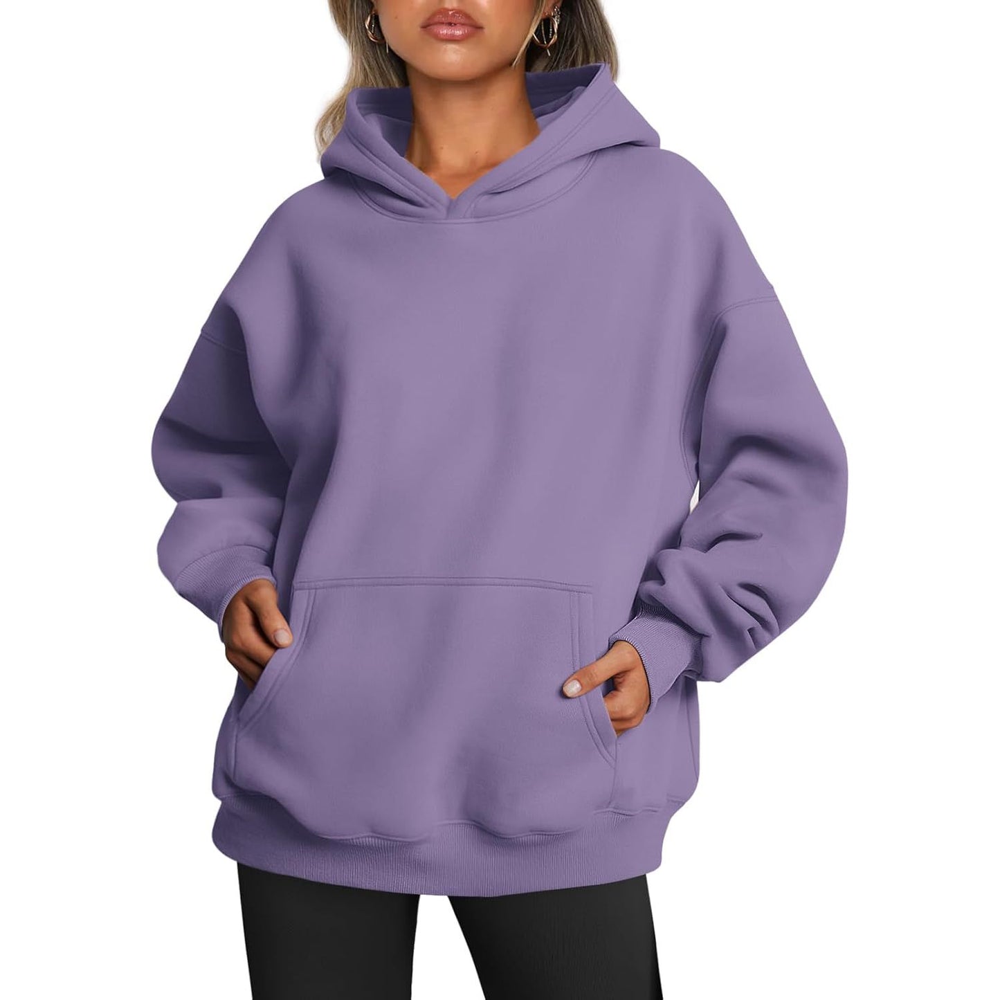 Womens Oversized Hoodies Fleece Sweatshirts Fall Fashion 2025 Pullover Sweaters Winter Clothes