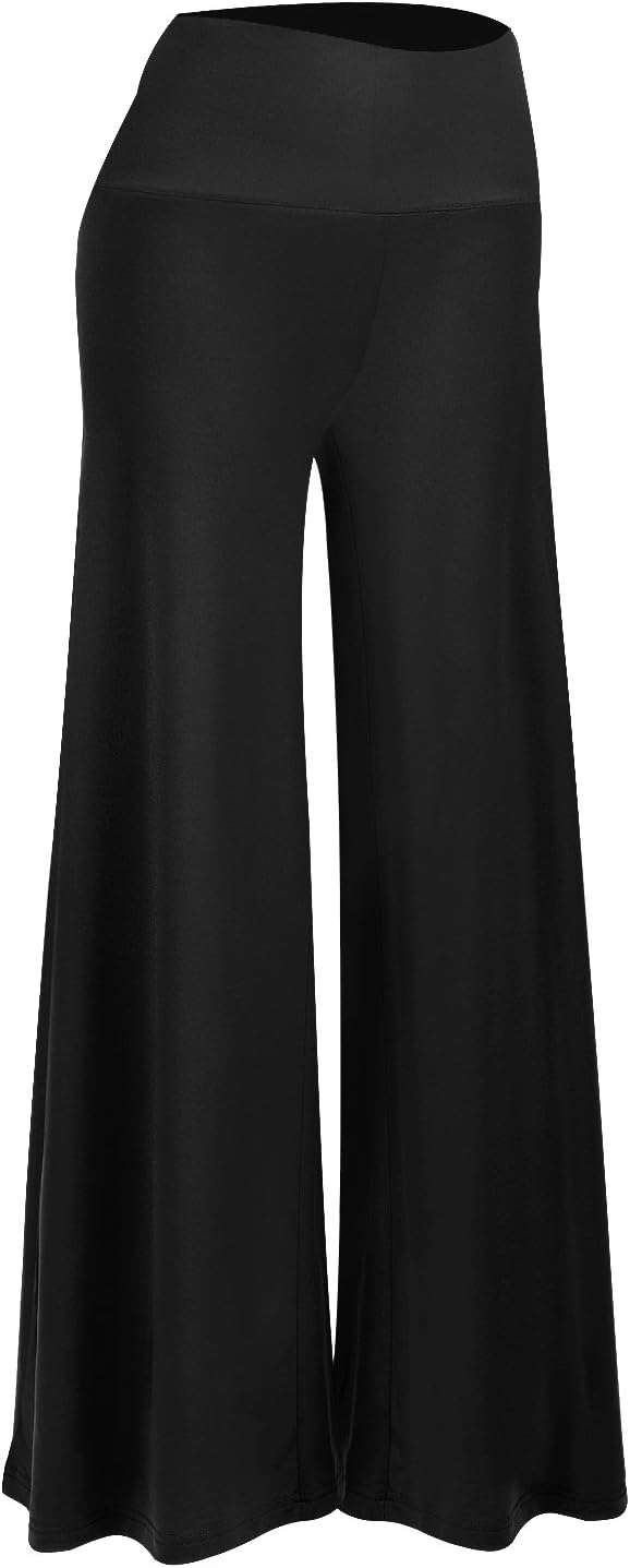 Women'S Stretchy Wide Leg Palazzo Lounge Pants Casual Comfy High Waist Palazzo Pants