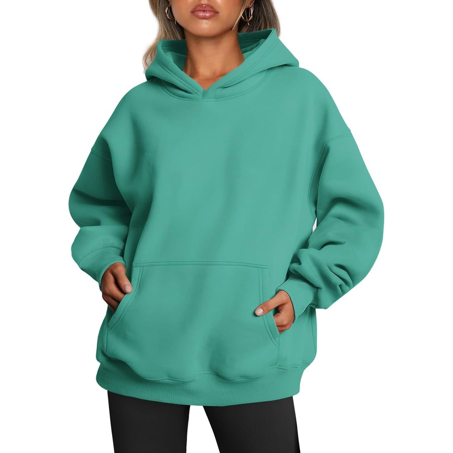 Womens Oversized Hoodies Fleece Sweatshirts Fall Fashion 2025 Pullover Sweaters Winter Clothes
