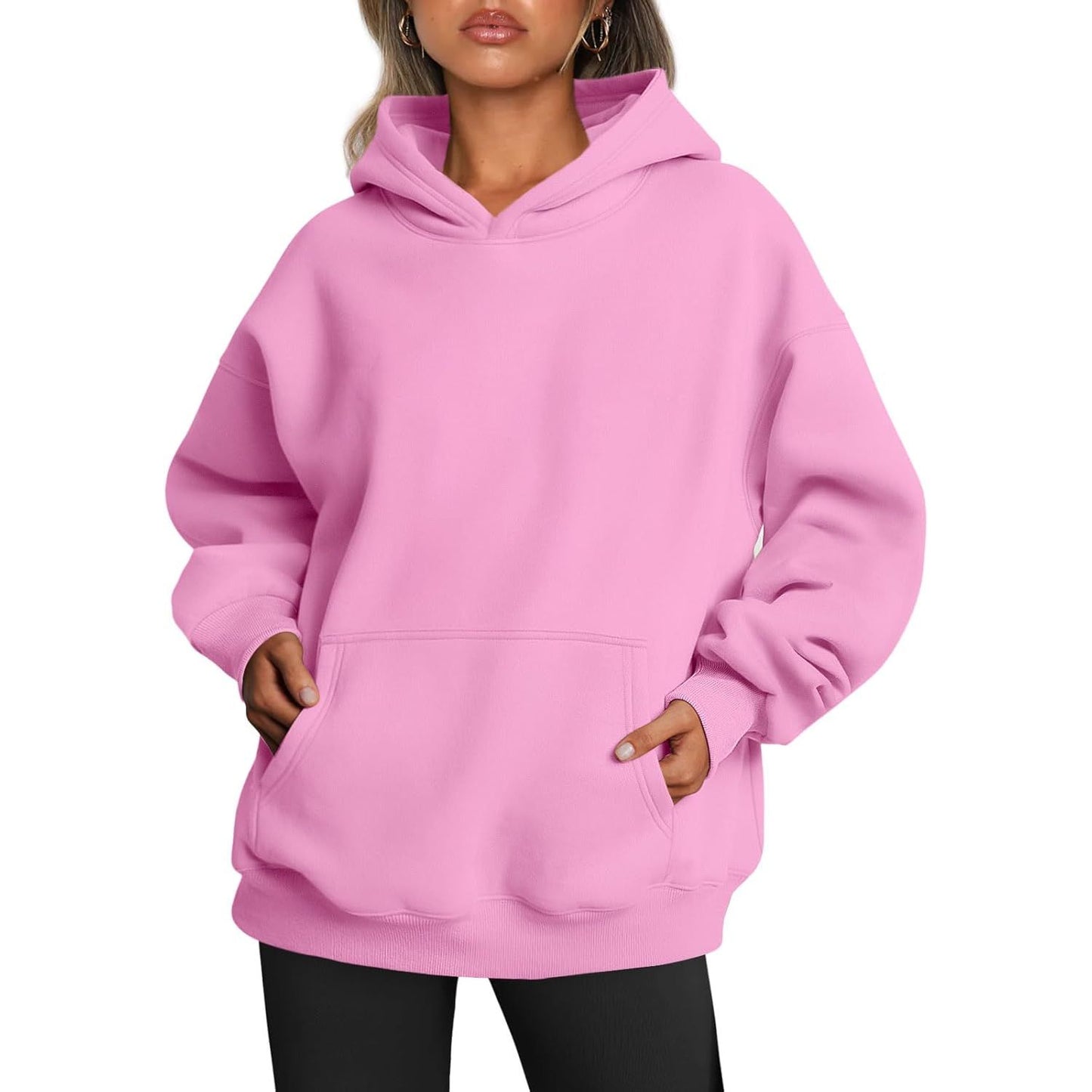 Womens Oversized Hoodies Fleece Sweatshirts Fall Fashion 2025 Pullover Sweaters Winter Clothes