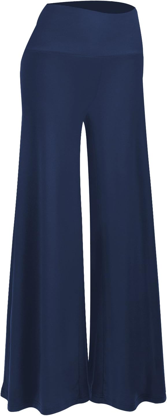 Women'S Stretchy Wide Leg Palazzo Lounge Pants Casual Comfy High Waist Palazzo Pants