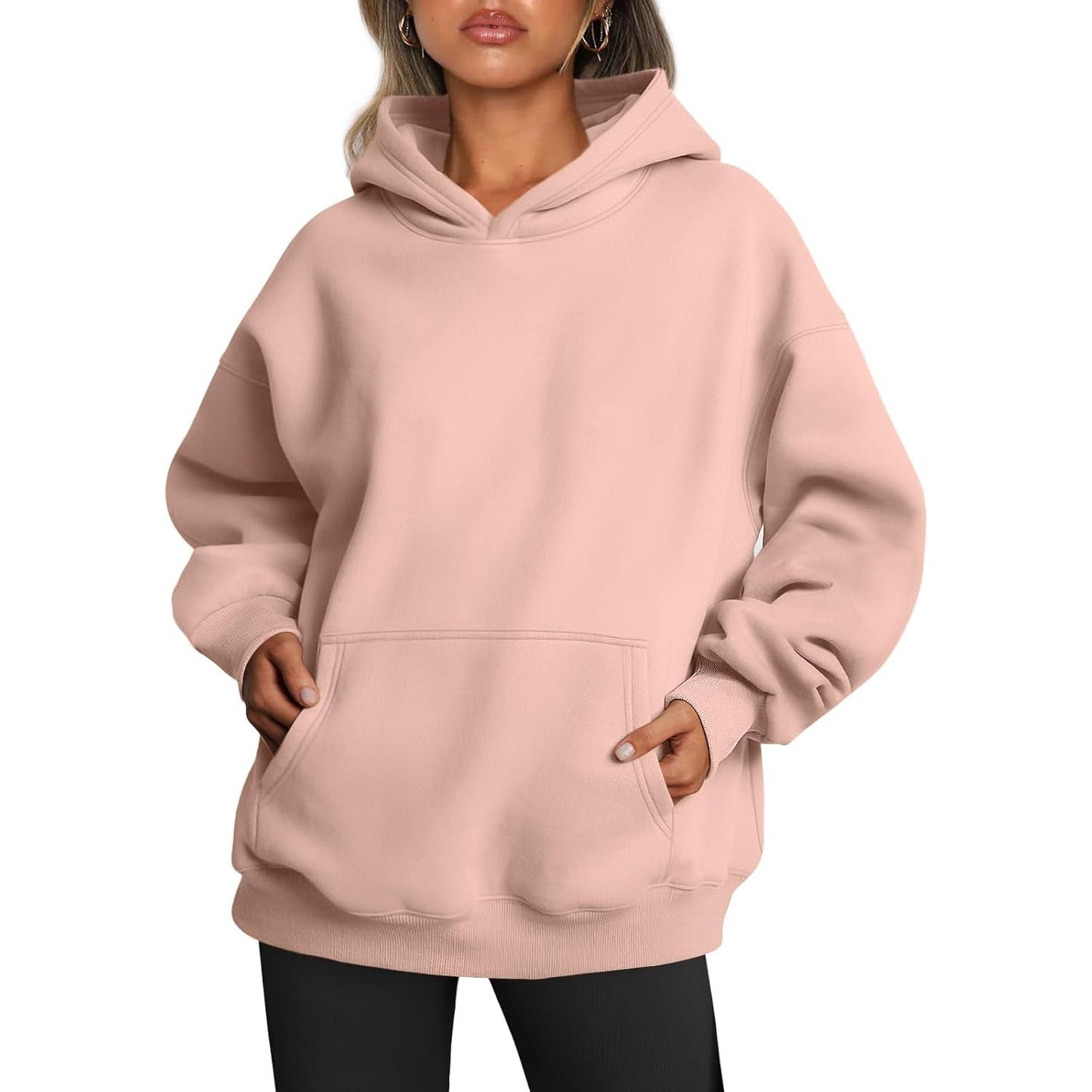 Womens Oversized Hoodies Fleece Sweatshirts Fall Fashion 2025 Pullover Sweaters Winter Clothes