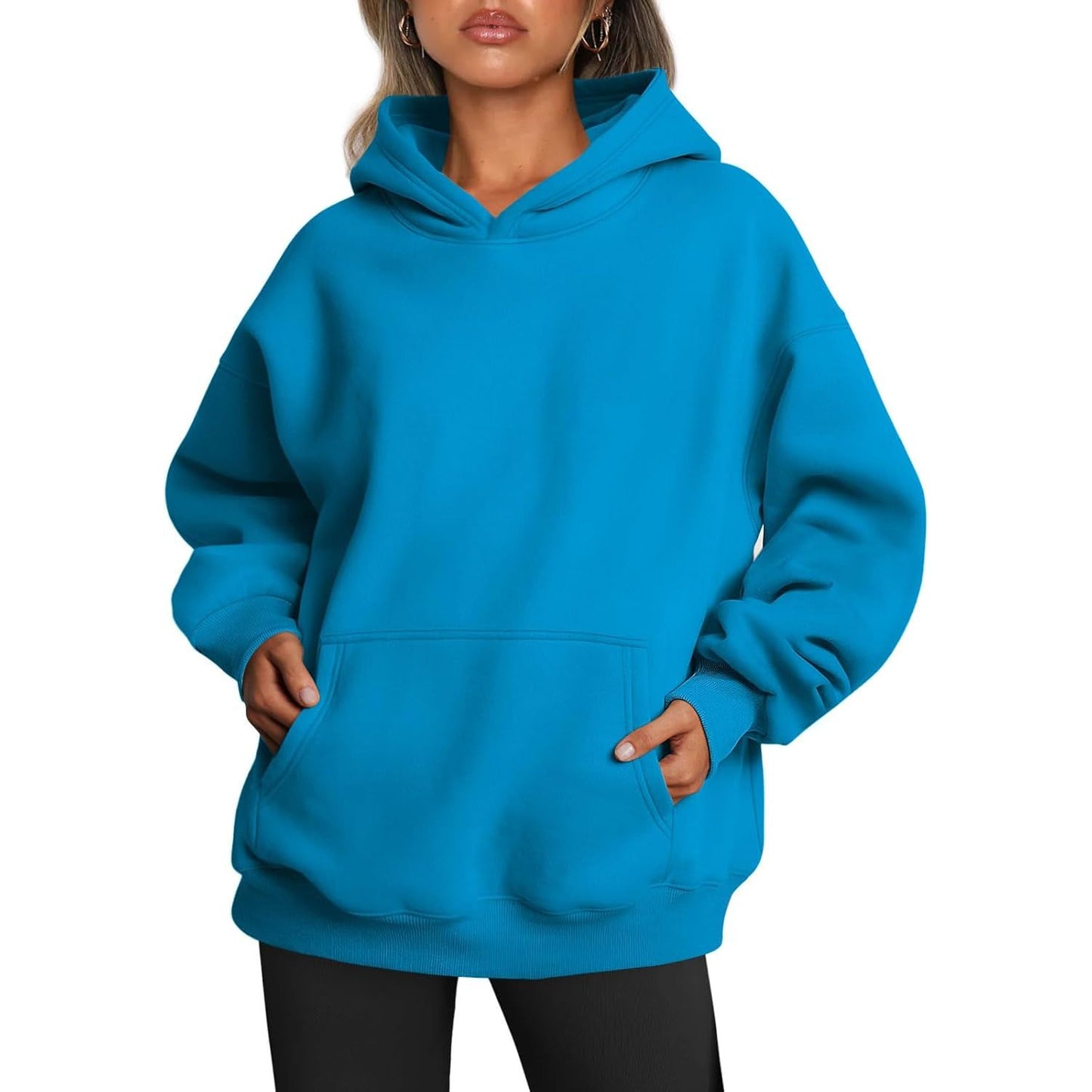 Womens Oversized Hoodies Fleece Sweatshirts Fall Fashion 2025 Pullover Sweaters Winter Clothes