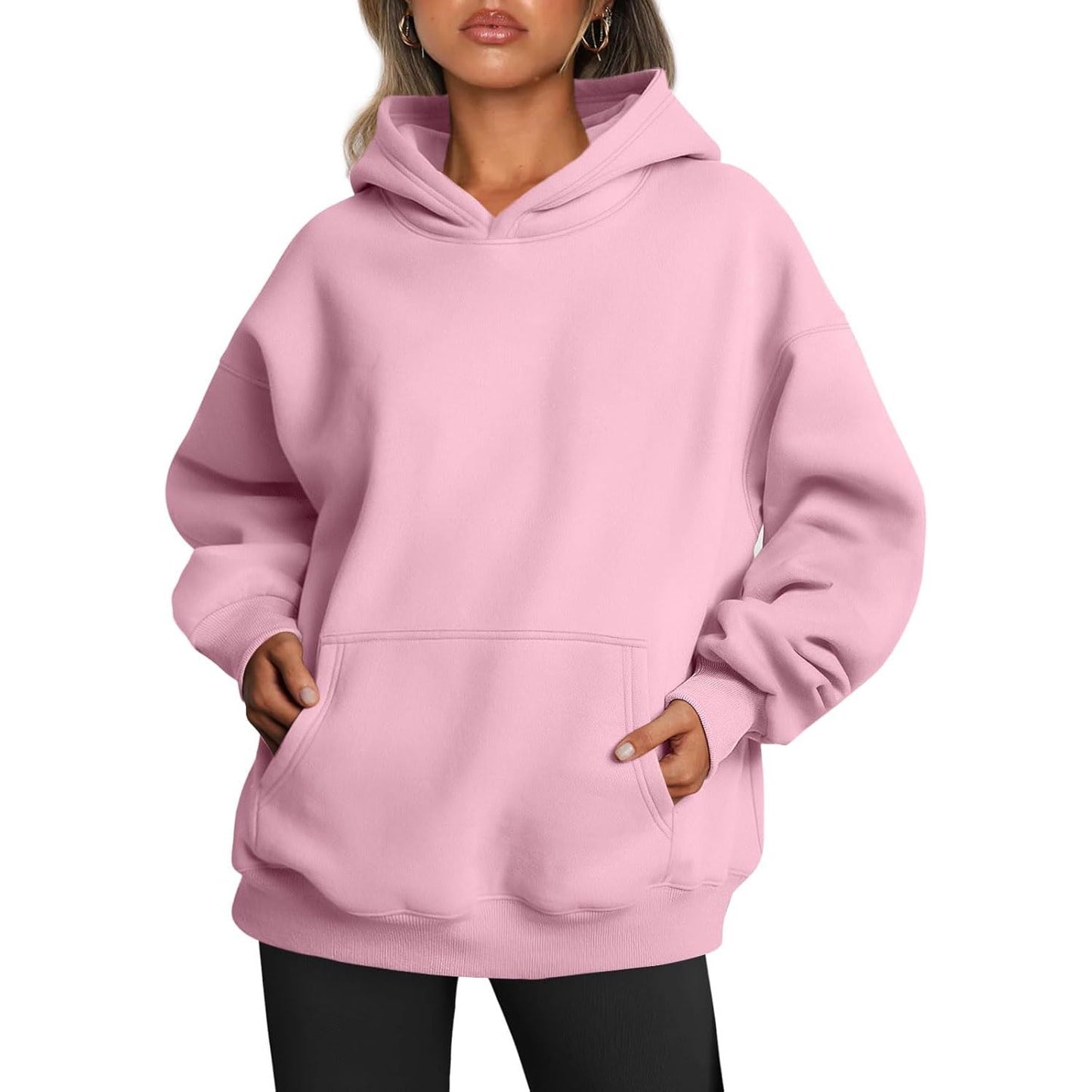 Womens Oversized Hoodies Fleece Sweatshirts Fall Fashion 2025 Pullover Sweaters Winter Clothes