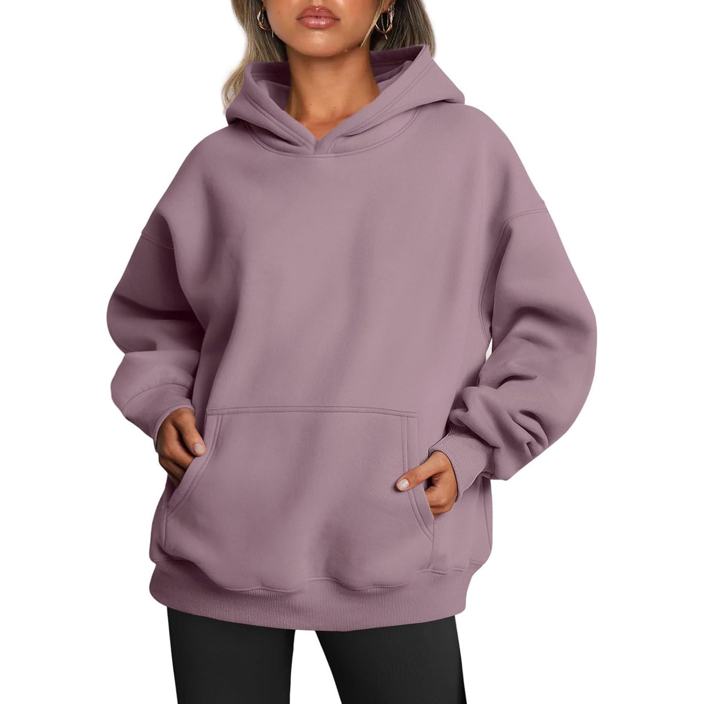 Womens Oversized Hoodies Fleece Sweatshirts Fall Fashion 2025 Pullover Sweaters Winter Clothes