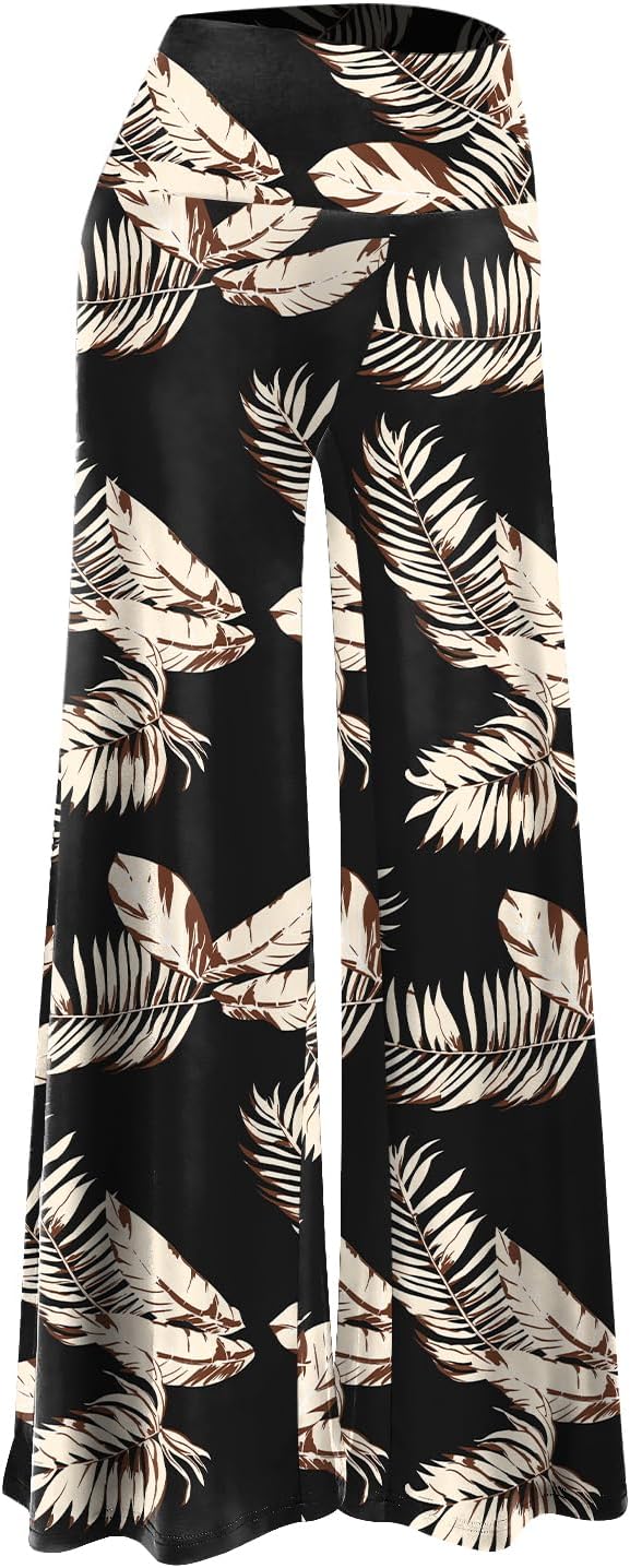 Women'S Stretchy Wide Leg Palazzo Lounge Pants Casual Comfy High Waist Palazzo Pants