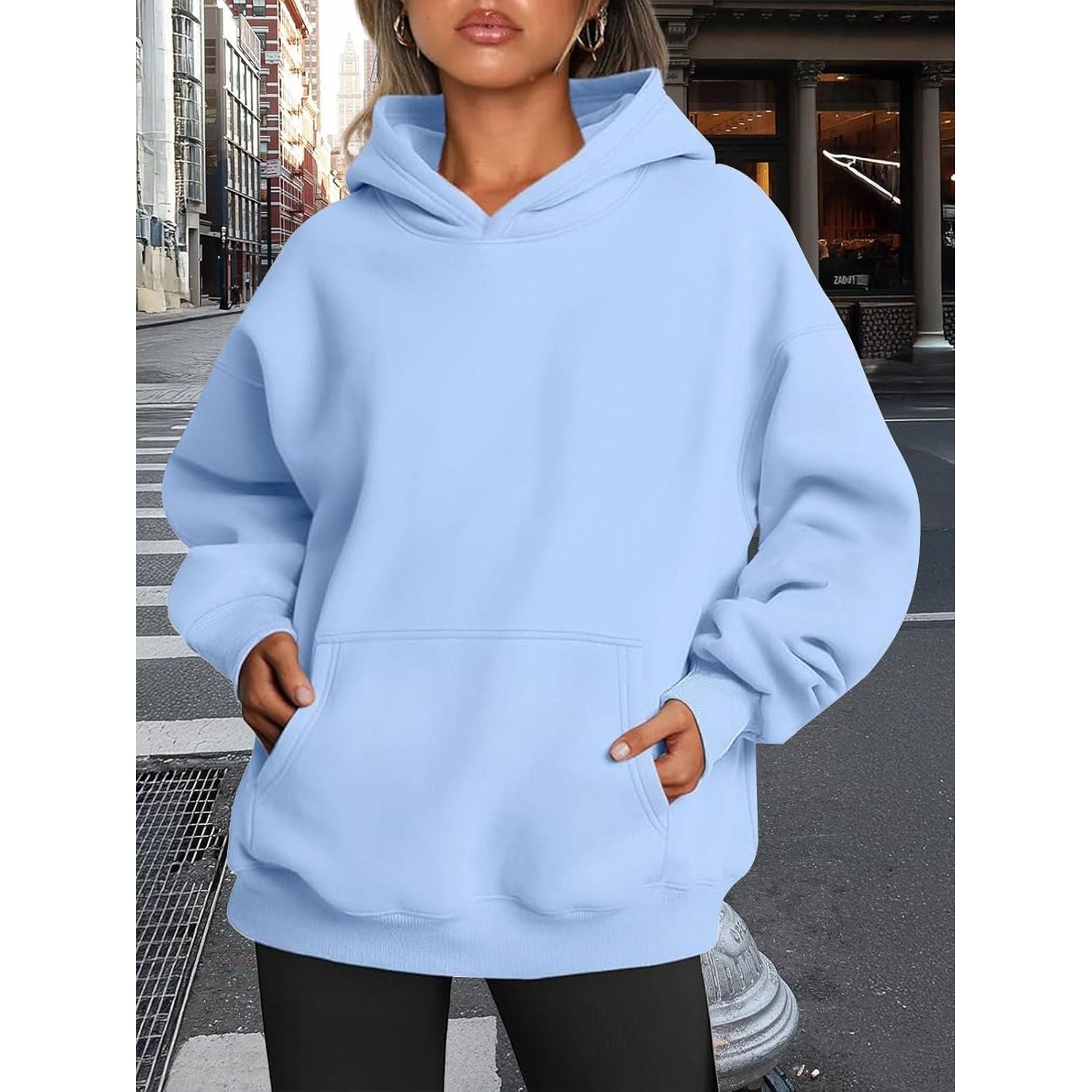 Womens Oversized Hoodies Fleece Sweatshirts Fall Fashion 2025 Pullover Sweaters Winter Clothes