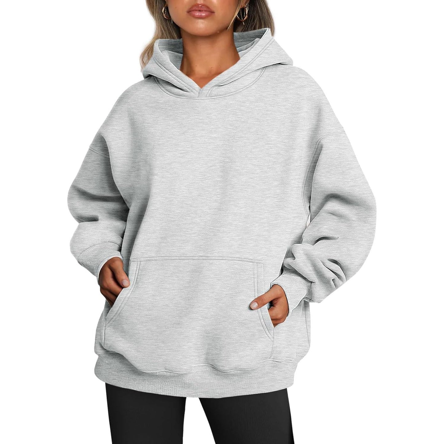 Womens Oversized Hoodies Fleece Sweatshirts Fall Fashion 2025 Pullover Sweaters Winter Clothes